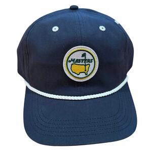 NEW 2026 Masters Rope Hat Vintage Inspired Patch Navy Adjustable ANGC Augusta